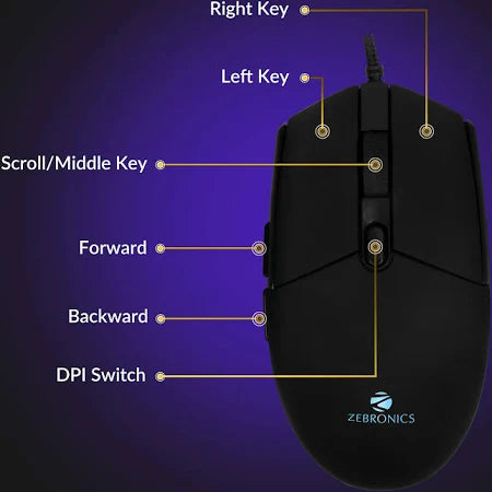 Zebronics Zeb- War Gaming Keyboard and Mouse Combo