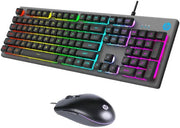 HP KM300F RGB Wired Keyboard and Mouse Gaming Combo