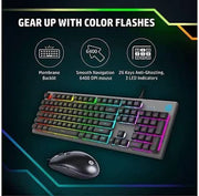 HP KM300F RGB Wired Keyboard and Mouse Gaming Combo
